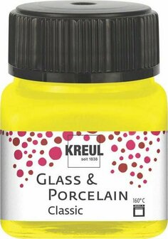 Kreul porseleinverf classic kanariegeel 20 ml