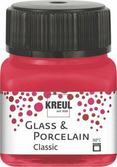 Kreul porseleinverf classic karmijnrood 20 ml