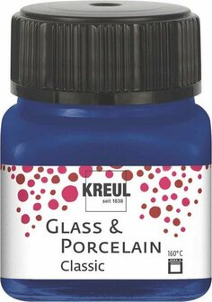 Kreul porseleinverf classic koningsblauw 20 ml