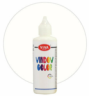 Viva windowcolor sneeuwwit 90 ml