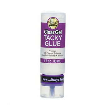 Aleene&#039;s Always Ready Tacky Glue Clear Gel - Tacky Glue Clear Gel - Clear Gel Lijm - Hobbylijm - Transparante Lijm - Kristalheldere Lijm - Sneldrogende Lijm - Flexibele Lijm - Universele Lijm - Easy S