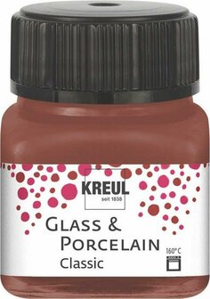 Kreul porseleinverf classic cognac 20 ml