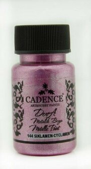 Metallic Verf - Acrylverf Metallic Cyclamen Pink - Metaalverf - Roze Metallic Hobbyverf - Glansverf - Shimmerverf - Cadence Dora Metallic - 50ml