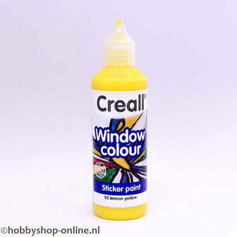 Creall windowcolor 02 citroengeel 80ml