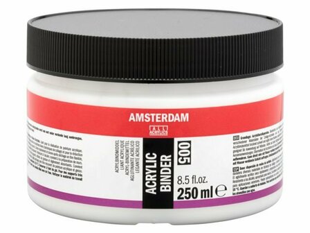 Acrylbindmiddel voor Collage, Voorstrijk &amp; Kleuren Maken  Sneldrogend, Elastisch &amp; Waterbestendig  Geschikt voor Muren, Karton &amp; Absorberende Ondergronden  Transparant, Alkalibestendig &amp; Overschild