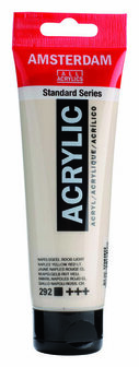 Amsterdam Acrylverf - 292 Napelsgeel Rood Licht - Acrylverf - Sneldrogende verf - Pigmentrijke verf - Kunstschildersverf - Kleurrijke verf - Verf voor canvas - 120 ml