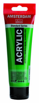 Amsterdam Acrylverf - Groene Acrylverf - 618 Permanentgroen Licht - Acrylic Paint - Acrylaatverf - Acrylic Paint - Hobbyverf - Kunstschildersverf - DIY Schilderen - 120ml