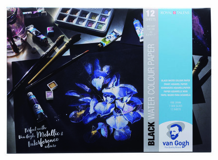Amsterdam Aquarelpapier - Wit - Van Gogh - Textuur voor Aquarelkunst - Hoogwaardige Wateropname - A3 - 300 grams - 12 vellen