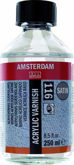 Amsterdam Acrylvernis - Zijdeglans (116) - Acrylvernis - Pigmentrijke Vernis - Kunstschildersverf - DIY Schilderen - 250 ml
