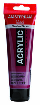 Amsterdam Acrylverf - Paarse Acrylverf - 567 Permanentroodviolet - Acrylic Paint - Acrylaatverf - Acrylic Paint - Hobbyverf - Kunstschildersverf - DIY Schilderen - 120ml
