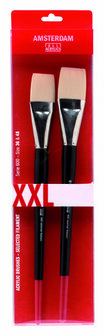 Amsterdam Penselenset XXL - Schilderkwasten Set - Acryl Penselen - Olieverf Penselen - Aquarel Kwasten - Voor Kunstschilders &amp; Hobby - 36-48 mm