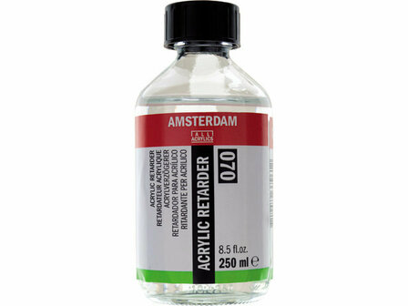 Acryl Retarder (070) - Droogvertraging Acrylverf - Kleurloos - Vloeibaar Maken Acrylverf - 250ml - Talens - 1 fles