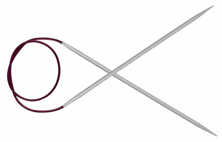 Breinaalden - Rondbreinaalden - Grijs - Breien - Nummer 4 - 40cm - KnitPro - 1 paar