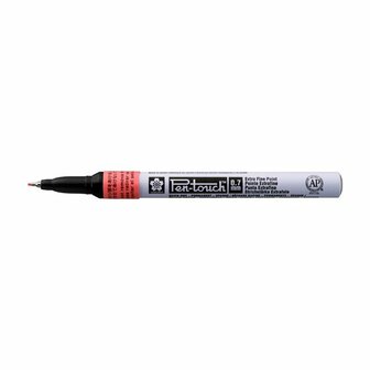 Pen-Touch Extra Fijn - Fluorescerende Rood Marker - Permanente Marker - Creatieve Hobby Marker - Tekengerei Voor DIY Projecten - Fluorescerende Markeerstift - Extra Fijne Permanente Stift