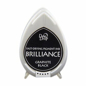 Brilliance dew drop ink pad graphite black