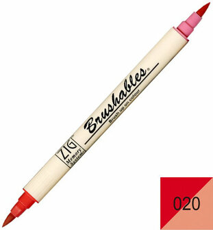 Zig Brushables 020 pure red