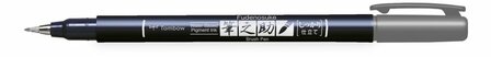 Fudenosuke brush pen hard - grijs