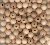 Houten Kraal - Ronde Houten Kralen - Knutselkralen - Sieraden Maken - DIY Houten Kralen - Diameter 12mm - Set van 20 Stuks