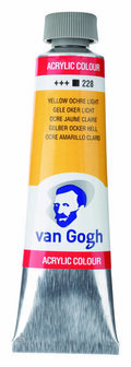 Van Gogh acrylverf 228 gele oker licht 40 ml