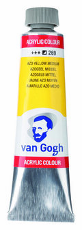 Van Gogh acrylverf 269 azogeel midden 40 ml
