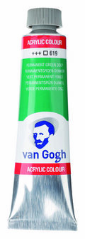 Van Gogh acrylverf 619 permanentgroen donker 40 ml