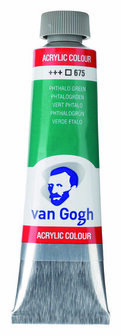 Van Gogh acrylverf 675 phtalogroen 40 ml