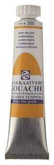 Gouache extra fine plakkaatverf 202 donkergeel 20 ml