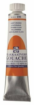 Gouache extra fine plakkaatverf 236 lichtoranje 20 ml