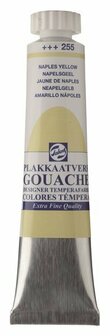 Gouache extra fine plakkaatverf 255 napelsgeel 20 ml