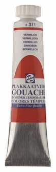 Gouache extra fine plakkaatverf 311 vermiljoen 20 ml