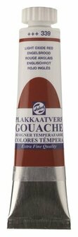 Gouache extra fine plakkaatverf 339 engelsrood 20 ml