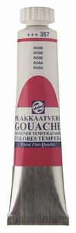 Gouache extra fine plakkaatverf 357 rose 20 ml