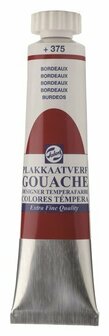 Gouache extra fine plakkaatverf 375 bordeaux 20 ml