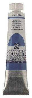 Gouache extra fine plakkaatverf 526 azuurblauw 20 ml