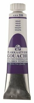 Gouache extra fine plakkaatverf 536 violet 20 ml