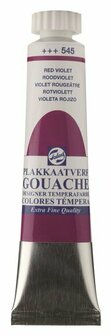 Gouache extra fine plakkaatverf 545 roodviolet 20 ml