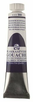 Gouache extra fine plakkaatverf 566 pruisischblauw phtalo 20 ml