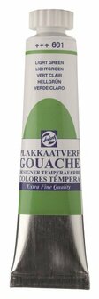 Gouache extra fine plakkaatverf 601 lichtgroen 20 ml