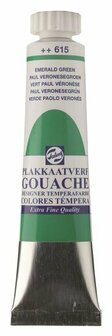 Gouache extra fine plakkaatverf 615 paul veronesegroen 20 ml