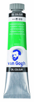 Van Gogh olieverf 619 permanentgroen donker 20 ml