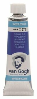 van Gogh aquarelverf tube 570 phtaloblauw