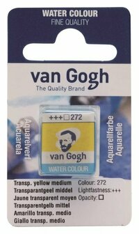 van Gogh aquarelverf napje 272 transparantgeel middel