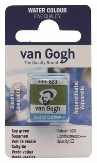 van Gogh aquarelverf napje 623 sapgroen