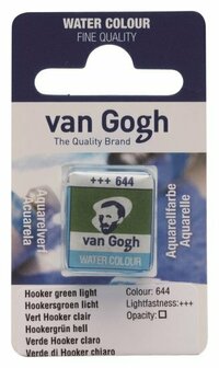 van Gogh aquarelverf napje 644 hookersgroen licht