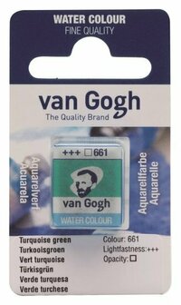 van Gogh aquarelverf napje 661 turkooisgroen