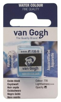 van Gogh aquarelverf napje 735 G oxydzwart