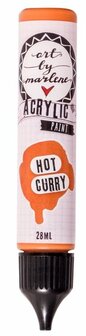 Acrylic paint 07 hot curry - Art by Marlene essentials 28 ml nr. 07