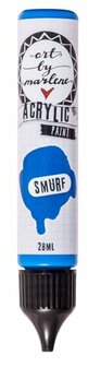 Acrylverf - Acrylaatverf - Acrylic Paint - Hobbyverf - Knutselen en Verven - Sneldrogend - Smurf Blauw - Subtiele Zijdeglans - Dekkend - Art by Marlene Essentials - 28 ml - Nr. 10