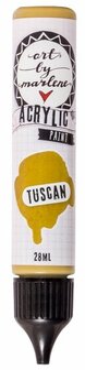 Acrylverf - Acrylaatverf - Acrylic Paint - Hobbyverf - Knutselen en Verven - Sneldrogend - Tuscan Oker - Subtiele Zijdeglans - Dekkend - Art by Marlene Essentials - 28 ml - Nr. 17