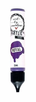Acrylverf - Acrylaatverf - Acrylic Paint - Hobbyverf - Knutselen en Verven - Sneldrogend - Royal Blauw - Subtiele Zijdeglans - Dekkend - Art by Marlene Essentials - 28 ml - Nr. 33